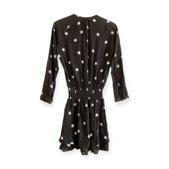 RAILS Jasmine Ruffle Hem Dress In Black Rivet Star, size XS - Picture 5 of 15